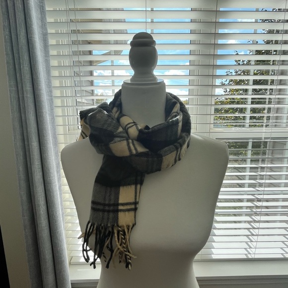 Plaid, Fringed Scarf - Picture 1 of 2